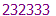 232333