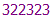 322323