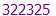 322325