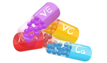 건강보조식품 예시 사진