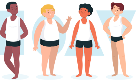 체질은 최대의 인체 이데올로기 예시 사진